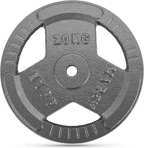 Gymtek Hantelscheibe Gewichtsscheibe Hantelgewichte 1.25 kg - 20 kg, ø30 mm Gymtek Hantelscheibe - 20 kg Gewichte, ø30 mm - Gewichtsscheibe, Hantelgewichte, Fitness Scheibe - Krafttraining, Home Gym