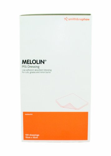 St John Ambulance Supplies Supplies Melolin Cushioned Dressing Pad 10 x 10cm Pack of 100