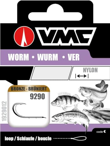 VMC Perfect Wurm Wurmhaken gerader Schenkel 19290 Allroundhaken Haken , Hakengröße:1