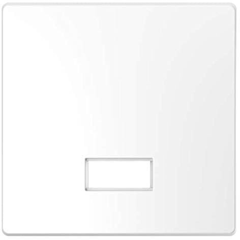 Merten MEG3350-6035 | Schalter Wippe mit rechteckigem Symbolfenster | 71 x 71mm - IP20 - Weiß | Made in Germany