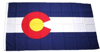Fahne / Flagge USA Colorado NEU 90 x 150 cm Flaggen