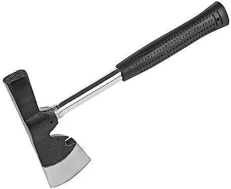 DEMA Gipserbeil 600 g – Maurerhammer, Lattbeil, Spaltaxt – robust, langlebig, vielseitig – Bau, Handwerk, Camping