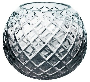 Fifth Avenue Crystal 8-Inch Diamond Hand Cut Rose Bowl