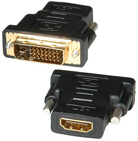 ROLINE Adaptateur HDMI-femelle vers DVI-D-mâle | Convertisseur M - F | contacts dorés | Dual-Link