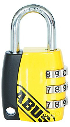 Abus 155/20 B/D Cadenas à combinaison 20 mm Jaune