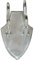 Lesli Living Kleiderhaken 22x13x14cm Aluminium poliert Silber Hirschgeweih Wandhaken