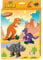 Hama Perlen 3434 Geschenk-Set Dino mit ca. 2.000 bunten Midi Bügelperlen mit Durchmesser 5 mm, Stiftplatte, inkl. Bügelpapier, kreativer Bastelspaß für Groß und Klein