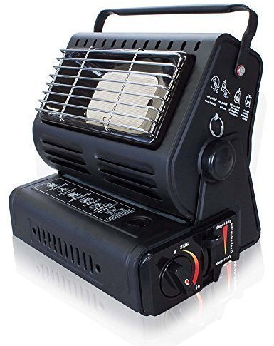 RSonic Gasheizung ★ keramik gasstrahler heizung für Zelt Outdoor wohnwagen campingbedarf ★ Gaskartuschen Butane für Grill Lötlampe Campingkocher