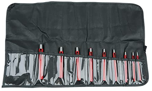 KS TOOLS Round Hole Punch Set, 9 pcs