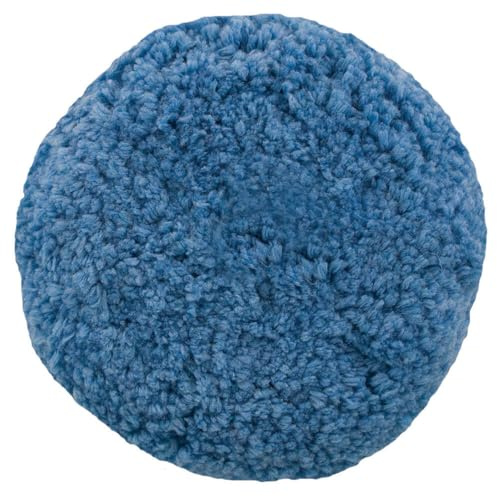 Presta Rotary Blended Wool Buffing Pad - Blue Soft Polish