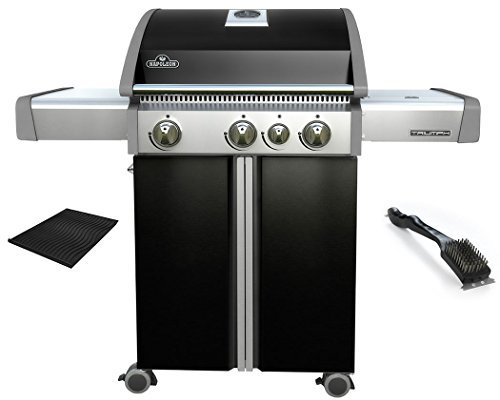 Napoleone Triumph T 410 Grill con piastra in ghisa e spazzola, colore: nero