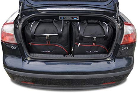 KJUST Dedizierte Reisetaschen 4 stk kompatibel mit SAAB 9-3 CABRIO II 2002-2015
