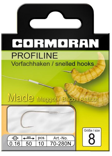 Cormoran PROFILINE Madenhaken Nickel Gr.12 0,14mm