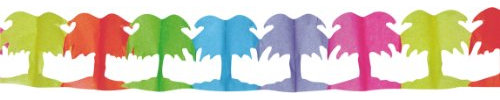 Papiergirlande Palme Hawaii