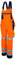 Qualitex Warnschutz-Latzhose Arbeits-Hose PRO MG 245 - orange/Marine - Größe: 56