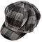 ZYLC Warme Schirmmütze Barett Mütze Winter Ballonmütze Klassisches Design(Schwarz 2),Einheitsgröße