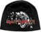 Iron Maiden Beanie Hat Cap Number Of The Beast Logo Official Black Jersey Print One Size