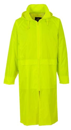 Portwest Manteau de pluie, Couleur: Jaune, Taille: L, S438YERL