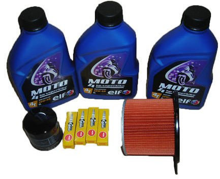 KIT TAGLIANDO HONDA TRANSALP 600 OLIO ELF FILTRO ARIA OLIO CANDELE