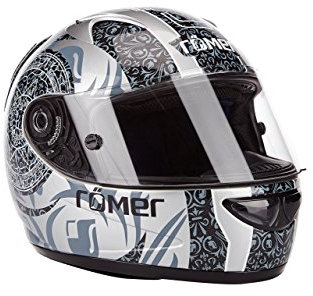 Römer Mandala Motorradhelm, Schwarz / Grau, Größe L
