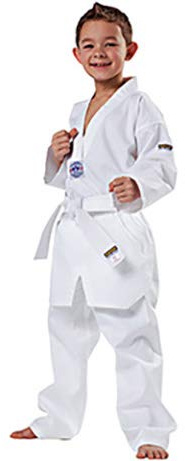 Club Line Song Dobok pour taekwondo, Weiß, 200