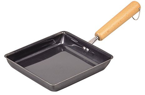 Pearl Metal HB-909 Wide Egg Frying Pan, 6.9 x 7.5 inches (17.5 x 19 cm), Induction Compatible, Egg Grill, Iron Worker, Made in Japan
