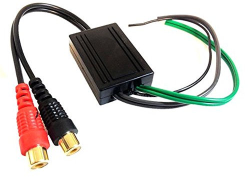 High Level Speaker to Low Level RCA Converter Adaptor lead 2 Channel CTLOC10