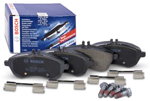 BOSCH Bremsbelagsatz vorne 0986494667 | Kompatibel mit: MERCEDES-BENZ C-CLASS, C-CLASS Coupe, C-CLASS T-Model