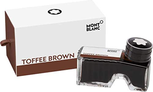 Montblanc Tintenfass Toffee Brown 105188 – Hochwertige Tinte in Karamell Braun im Tintenglas 60ml