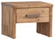 Woodkings® Nachttisch Albury Natur Schlafzimmer Massivholz Beistelltisch Nachtkommode Design Massive Naturmöbel Echtholzmöbel günstig (Akazie gebürstet)