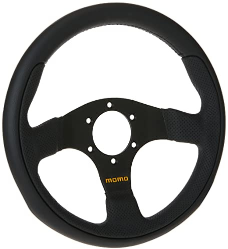 Momo TEA30BK0B Team - Volante in pelle, 300 mm, colore: nero