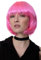 WIG ME UP - PW0114-PC5 Perücke Bob kurz & frech Pink Disco Go-Go Party