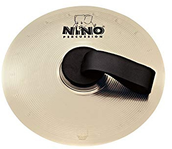 Meinl NINO Marching Cymbal 14 Nickel Silver, Each (NINO-NS355)