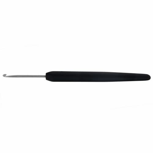 KnitPro KP30814 | Silver Aluminium Soft Feel Single Ended Crochet Hook | 3½mm