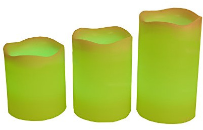 Best Season 3er LED-Wachskerzenset mit Fernbedienung, 066-71