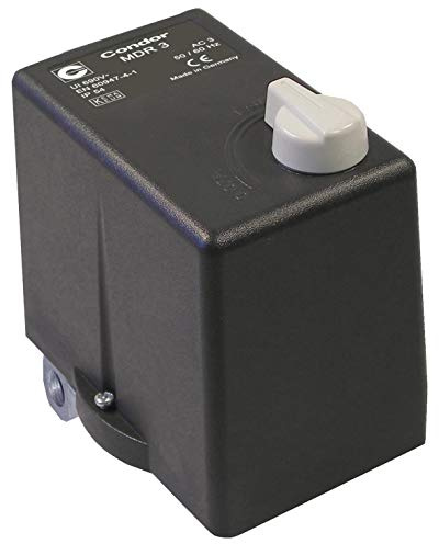 ELMAG Druckschalter CONDOR MDR 3 EA/11bar, 400 Volt (10-16 A), Grau, Schwarz