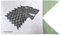 ABYSTYLE - Game of Thrones - Flagge - Stark (70x120)