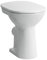 Laufen Stand-Tiefspül-WC erhöht auf 450 mm in pergamon, mit pflegeleichter Nanobeschichtung