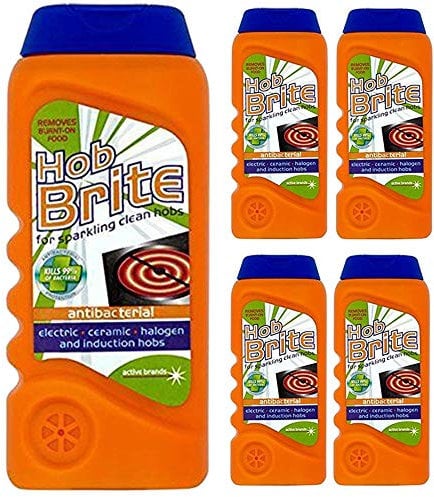 Hob Brite Original Ceramic, Electric, Halogen and Induction Hob Cream Cleaner (300ml, Pack of 5)