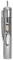 1x Ratiomed Sanduhr, Pulsmesser Puls Uhr Metall, Ansteckclip, 1/2 min, 30 Sek.