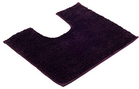 Gözze Mikrofaser Badteppich, 50 x 45 cm, mit Ausschnitt, RIO, Beere, 1025-40-050046