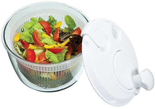 KitchenCraft Mini Salad Spinner / Dresser, Pequeño Lavador de Ensaladas Multiusos, 19cm (7.5)
