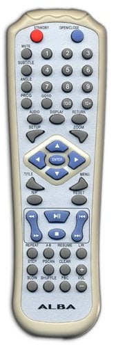 Original Remote Control for Alba DVD62XI