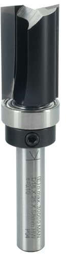 ENT 11656 Bündigfräser HW, Schaft (S) 8 mm, Durchmesser (D) 16 mm, NL 25 mm, SL 32 mm, GL 62 mm, mit Kugellager am Schaft