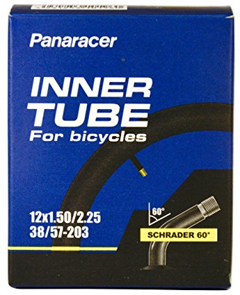 Panaracer Unisex-Erwachsene YTA Fahrradschlauch, Einzelpackung, 12-1/2x2.25 60 Degree stem