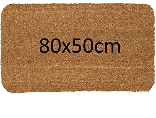 Personalised stencilled coir door mat 70cmx40cm (Add your own text)