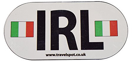 Travelspot Car Magnetic Ireland National Plate (IRL)
