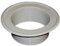 Metal Ventilation Ducting Pipe Wall Plate Spigot White 80mm Diameter