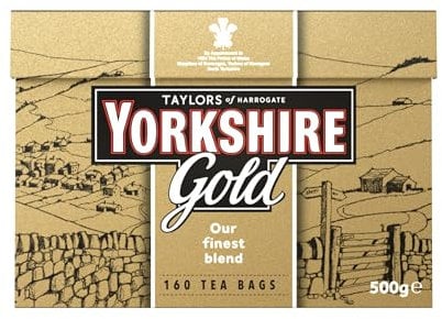 Yorkshire Gold - Premium-Mischung, traditioneller Englischer Tee - aus verantwortungsvollen Quellen - 160 Teebeutel (6er-Pack)