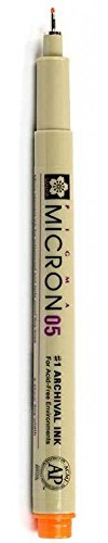 SAKURA Pigma Micron Pen .45mm Open Stock-Orange (XSDK05-05)